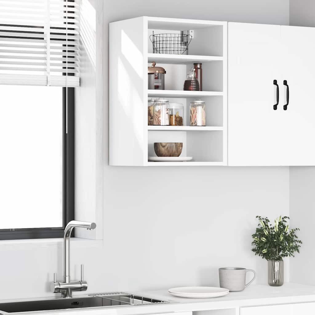 Hängeschrank Riga Weiß 40x29,5x60 cm Holzwerkstoff