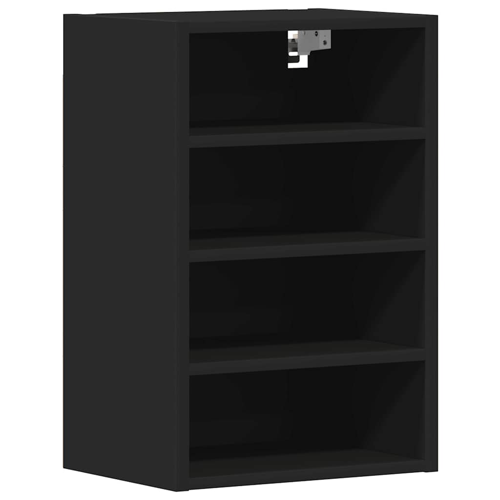 Hängeschrank Riga Schwarz 40x29,5x60 cm Holzwerkstoff