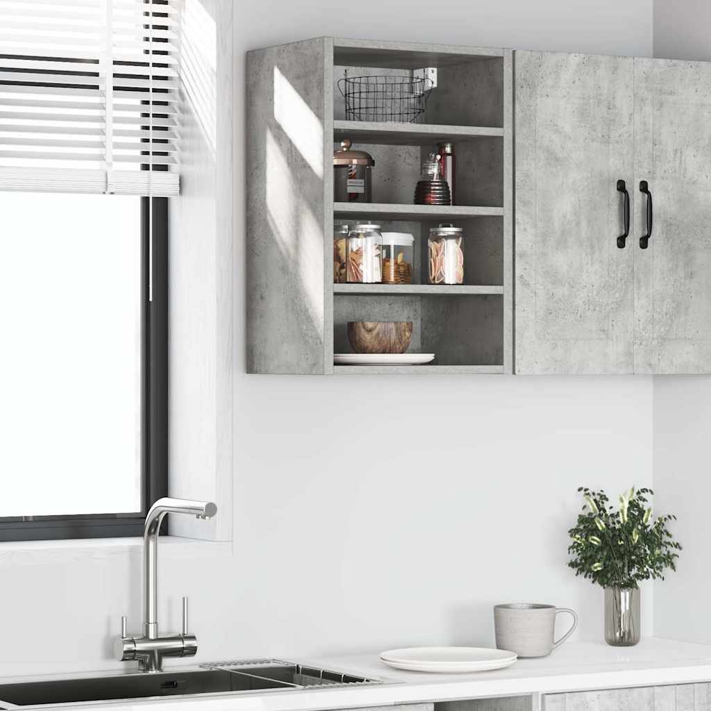 Hängeschrank Riga Betongrau 40x29,5x60 cm Holzwerkstoff