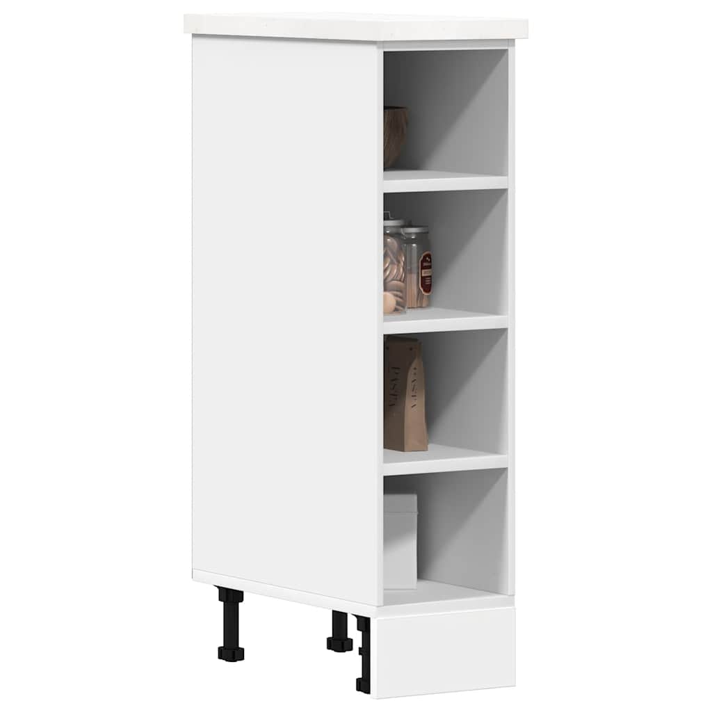 Unterschrank Riga Weiß 20x44,5x81,5 cm Holzwerkstoff