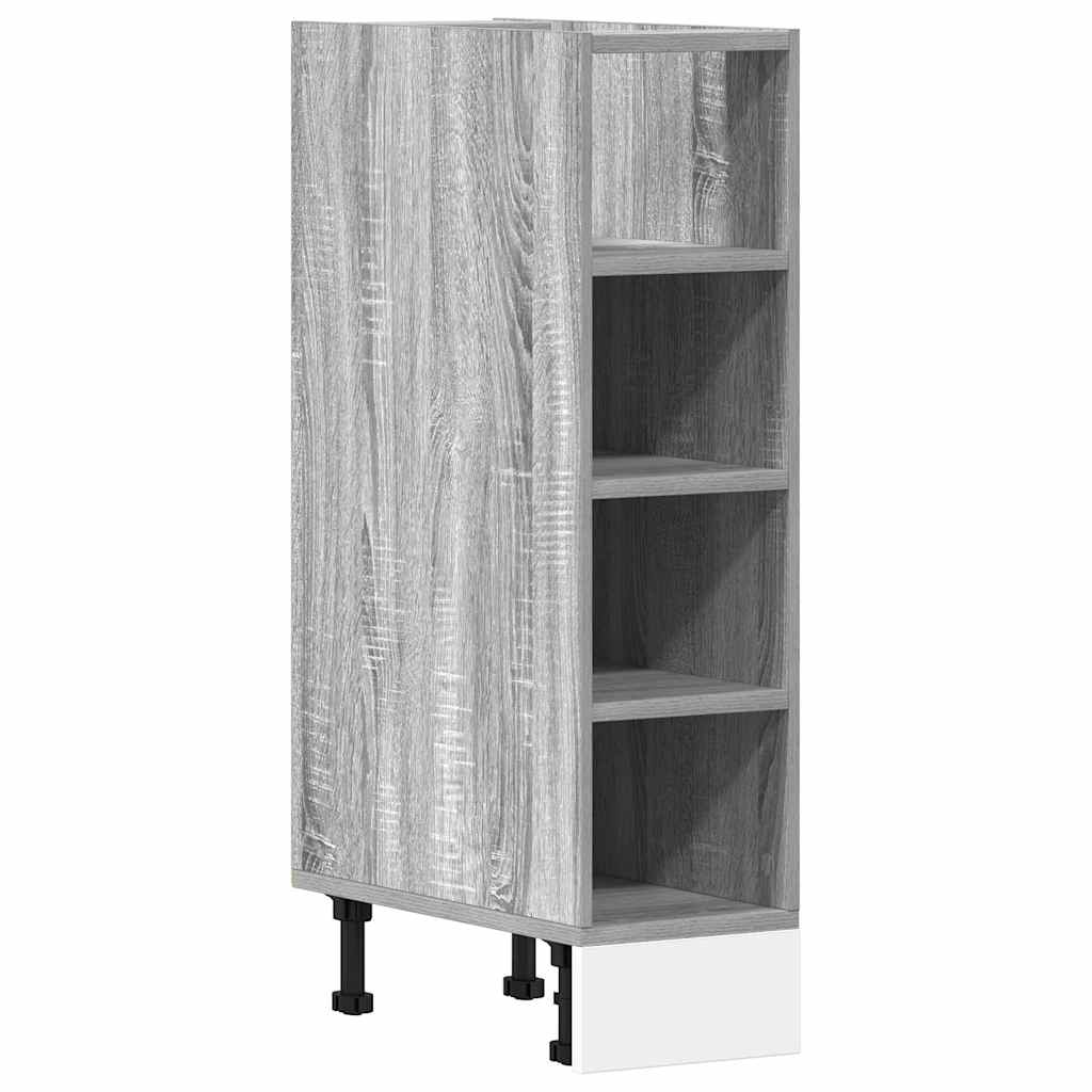 Unterschrank Riga Grau Sonoma 20x44,5x81,5 cm Holzwerkstoff