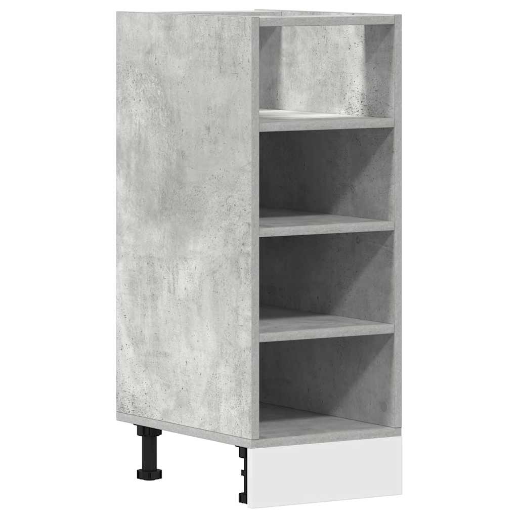 Unterschrank Riga Betongrau 30x44,5x81,5 cm Holzwerkstoff