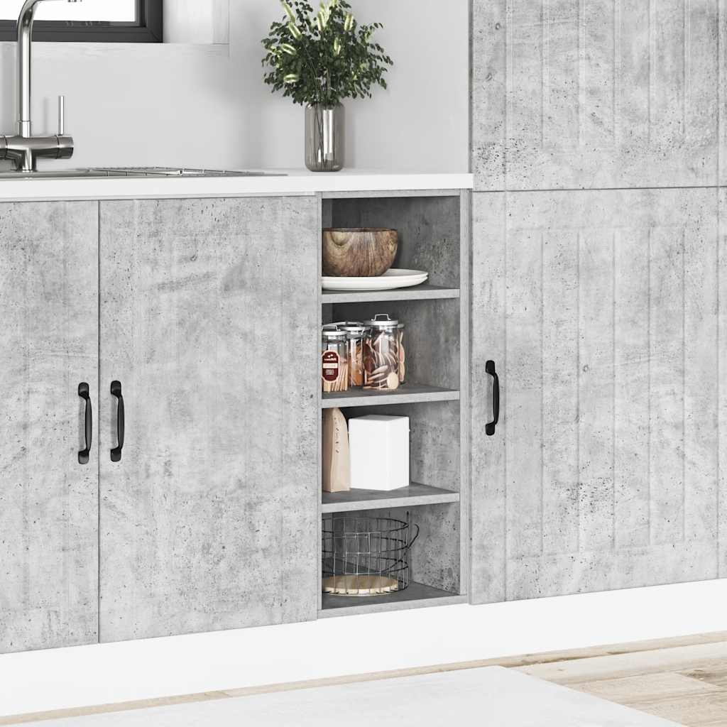 Unterschrank Riga Betongrau 30x44,5x81,5 cm Holzwerkstoff