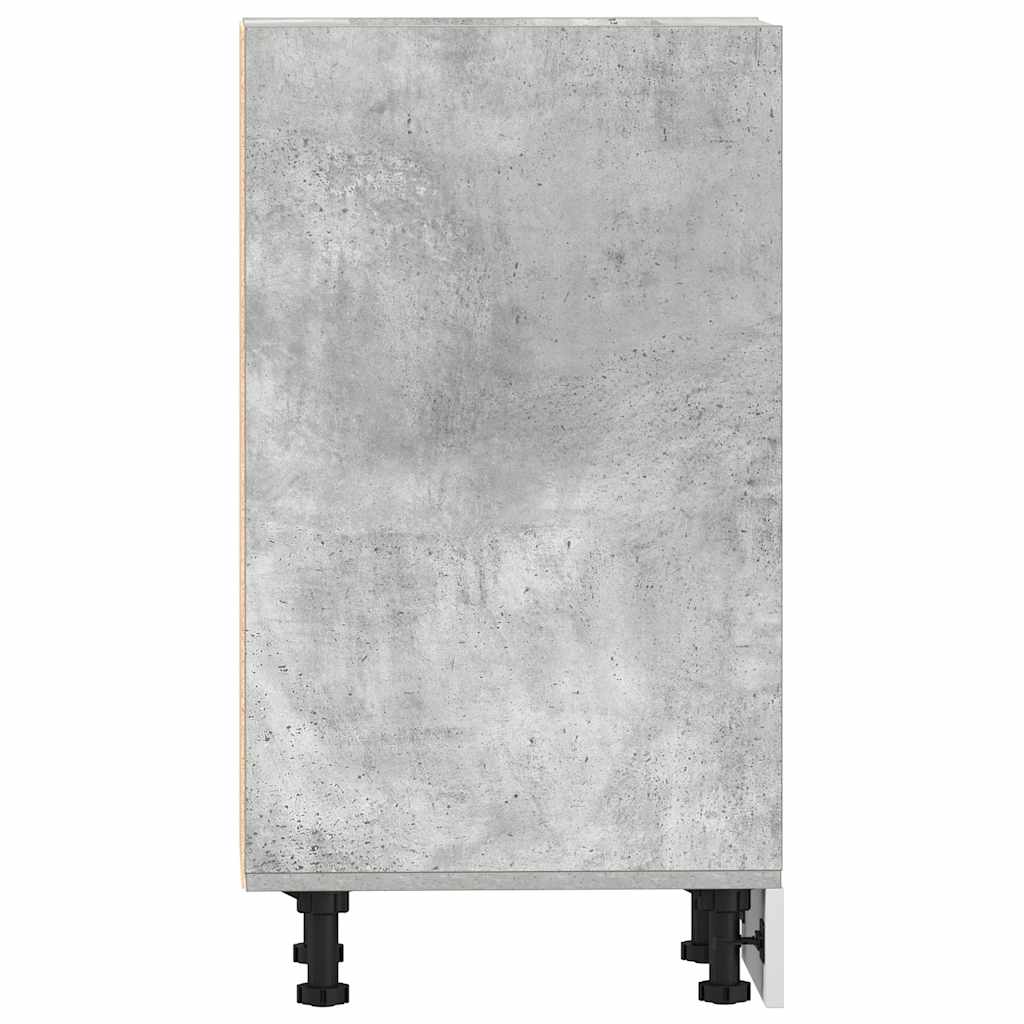 Unterschrank Riga Betongrau 30x44,5x81,5 cm Holzwerkstoff