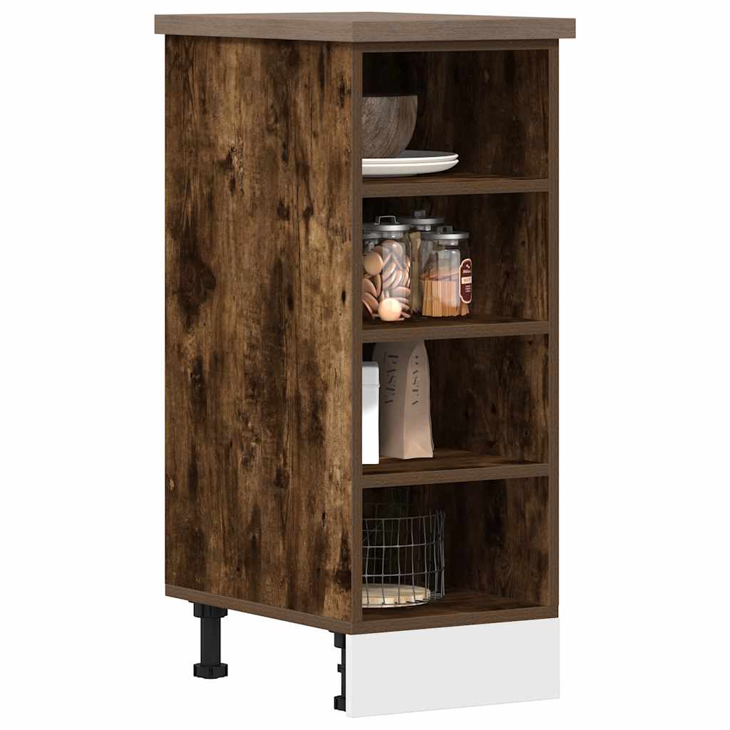 Unterschrank Riga Räuchereiche 30x44,5x81,5 cm Holzwerkstoff