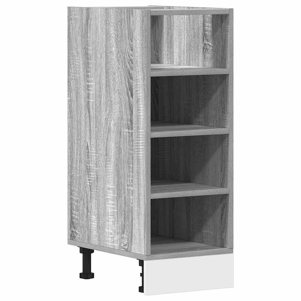 Unterschrank Riga Grau Sonoma 30x44,5x81,5 cm Holzwerkstoff