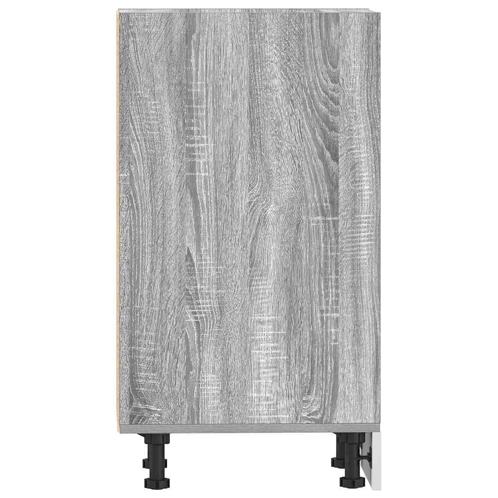 Unterschrank Riga Grau Sonoma 30x44,5x81,5 cm Holzwerkstoff