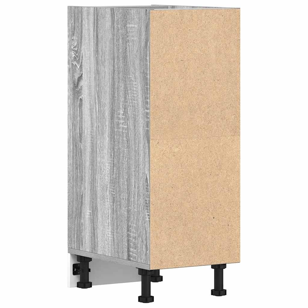 Unterschrank Riga Grau Sonoma 30x44,5x81,5 cm Holzwerkstoff