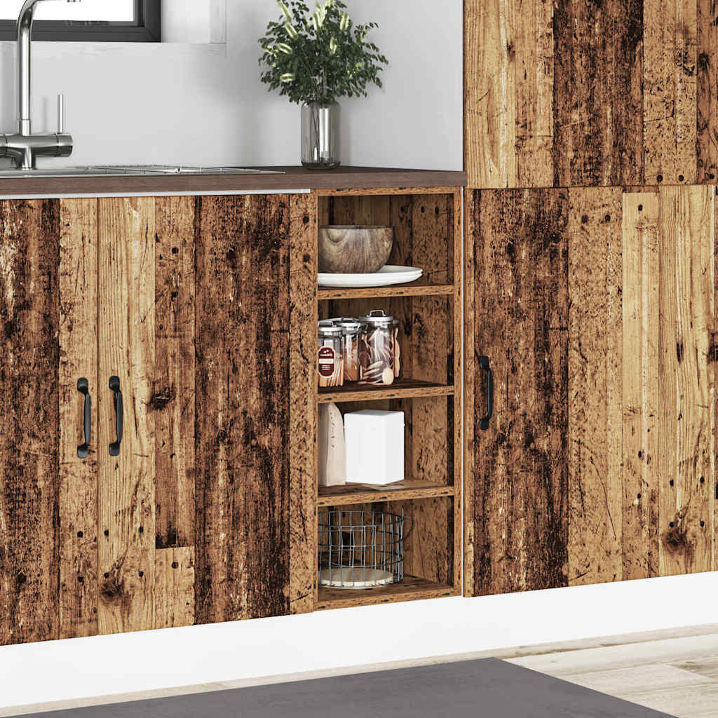 Unterschrank Riga Altholz-Optik 30x44,5x81,5 cm Holzwerkstoff