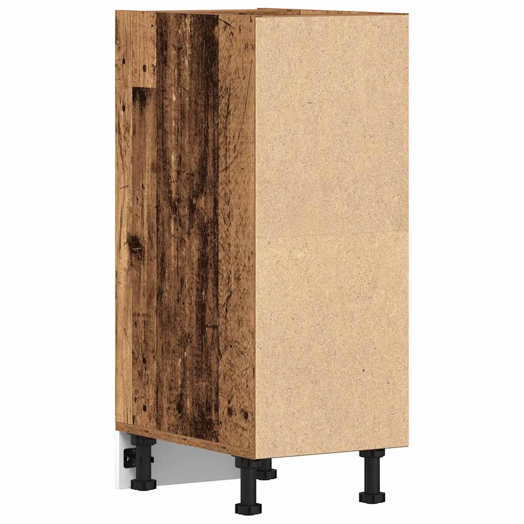 Unterschrank Riga Altholz-Optik 30x44,5x81,5 cm Holzwerkstoff