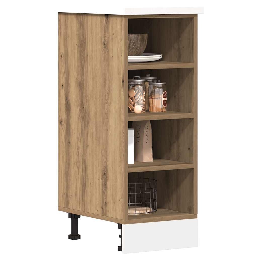 Unterschrank Riga Artisan-Eiche 30x44,5x81,5 cm Holzwerkstoff