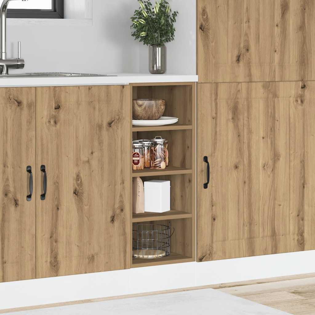 Unterschrank Riga Artisan-Eiche 30x44,5x81,5 cm Holzwerkstoff