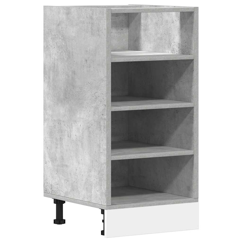 Unterschrank Riga Betongrau 40x44,5x81,5 cm Holzwerkstoff