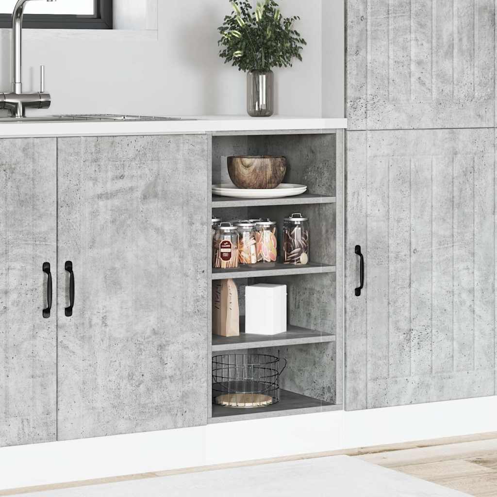 Unterschrank Riga Betongrau 40x44,5x81,5 cm Holzwerkstoff
