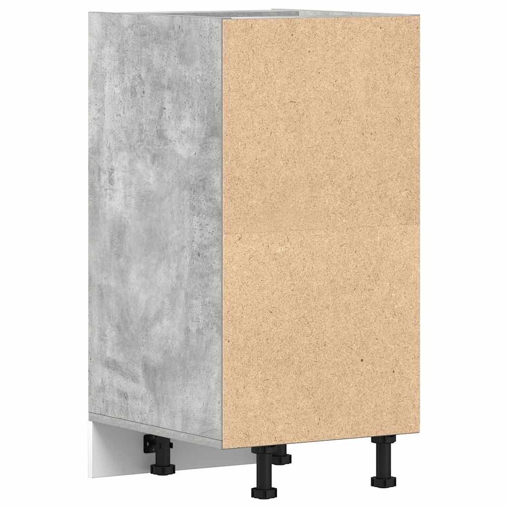 Unterschrank Riga Betongrau 40x44,5x81,5 cm Holzwerkstoff