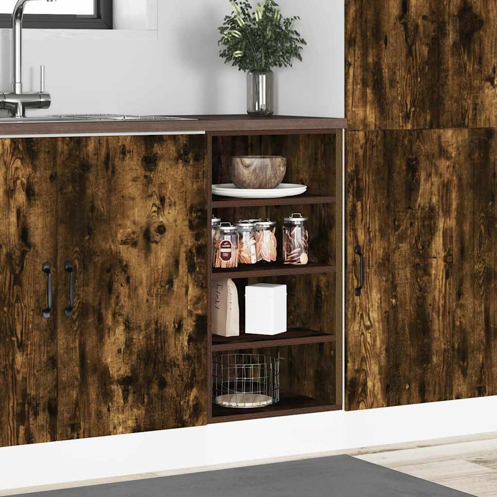 Unterschrank Riga Räuchereiche 40x44,5x81,5 cm Holzwerkstoff