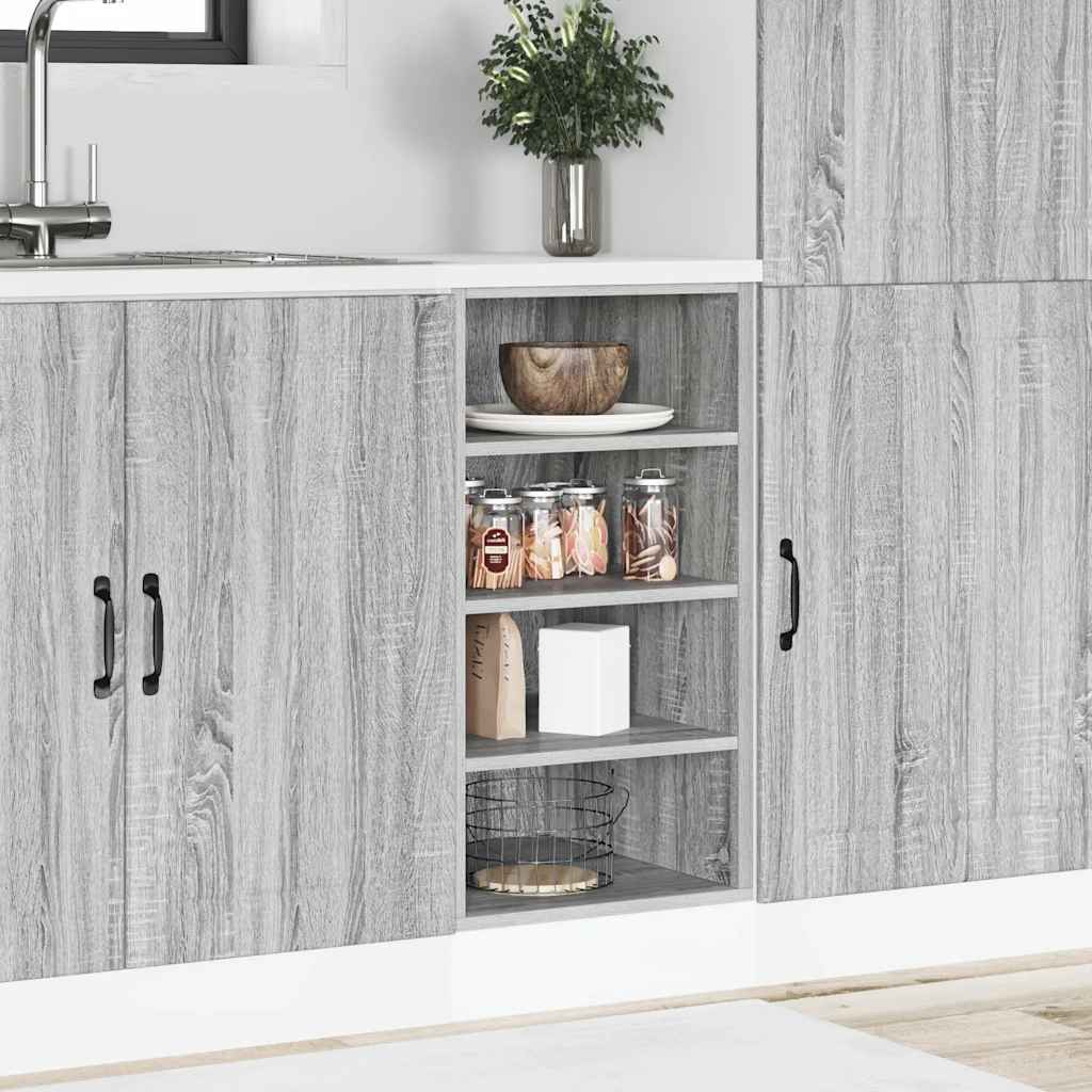 Unterschrank Riga Grau Sonoma 40x44,5x81,5 cm Holzwerkstoff