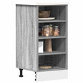 Unterschrank Riga Grau Sonoma 40x44,5x81,5 cm Holzwerkstoff