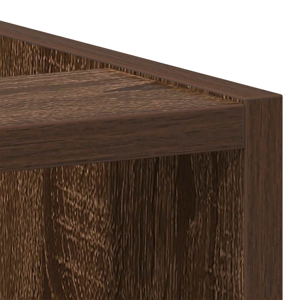 Unterschrank Riga Braun Eichen-Optik 40x44,5x81,5 cm Holzwerkstoff