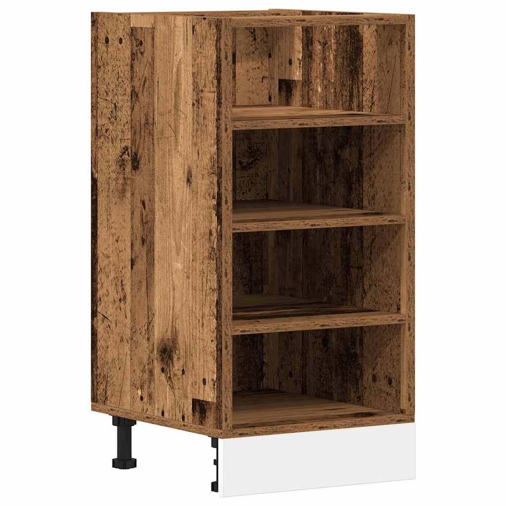 Unterschrank Riga Altholz-Optik 40x44,5x81,5 cm Holzwerkstoff