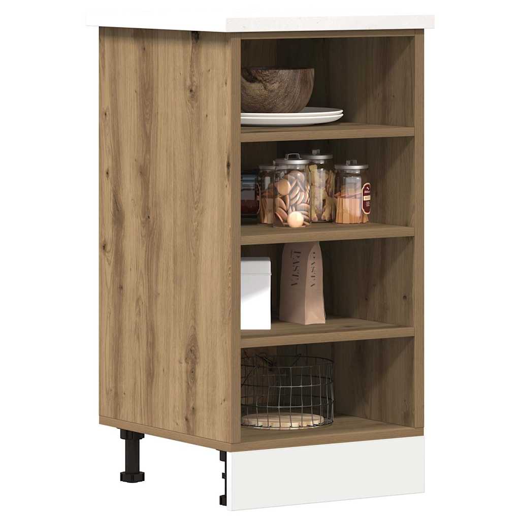 Unterschrank Riga Artisan-Eiche 40x44,5x81,5 cm Holzwerkstoff