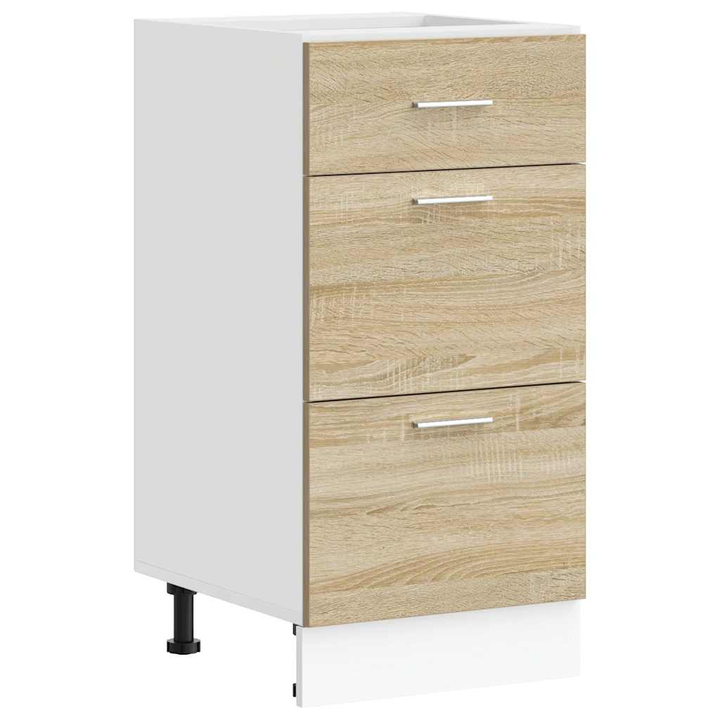 Unterschrank Lyon Sonoma-Eiche 40x46x81,5 cm Holzwerkstoff