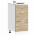 Unterschrank Lyon Sonoma-Eiche 40x46x81,5 cm Holzwerkstoff