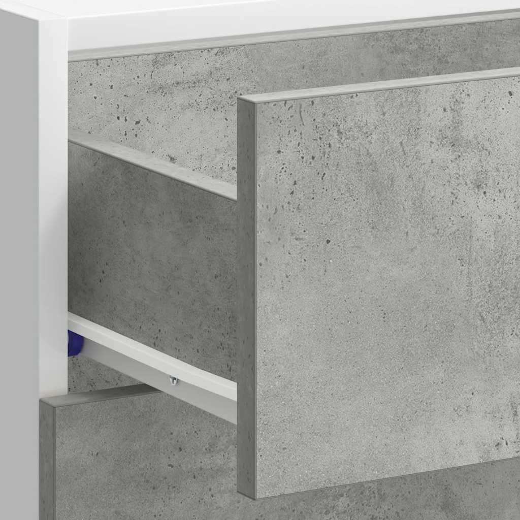 Unterschrank Lyon Betongrau 40x46x81,5 cm Holzwerkstoff