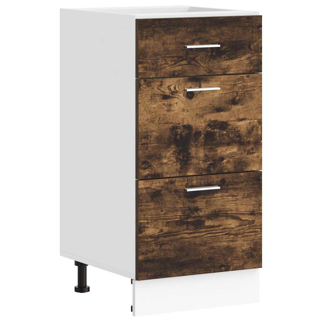Unterschrank Lyon Räuchereiche 40x46x81,5 cm Holzwerkstoff