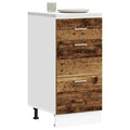 Unterschrank Lyon Altholz-Optik 40x46x81,5 cm Holzwerkstoff