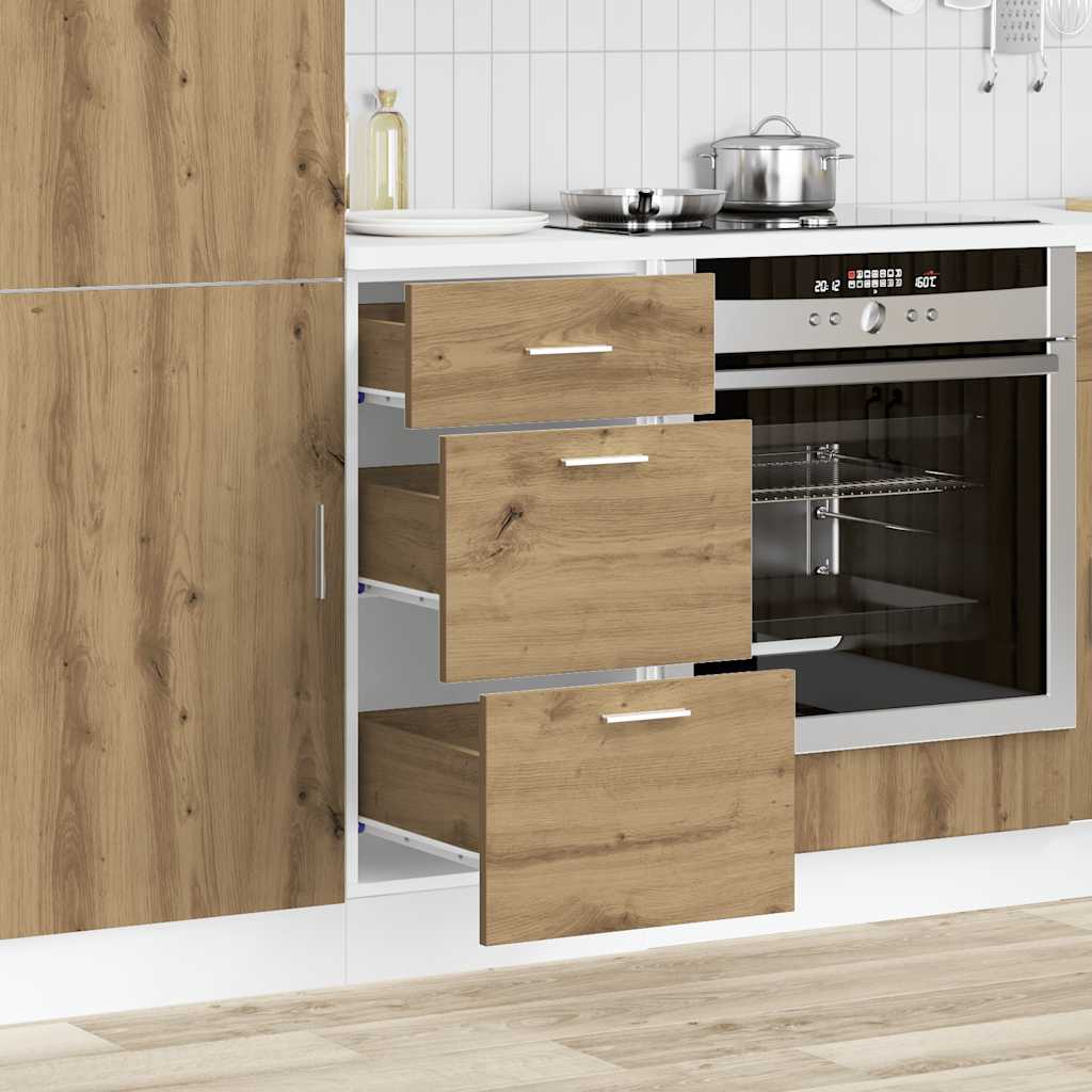 Unterschrank Lyon Artisan-Eiche 40x46x81,5 cm Holzwerkstoff