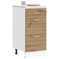 Unterschrank Lyon Artisan-Eiche 40x46x81,5 cm Holzwerkstoff