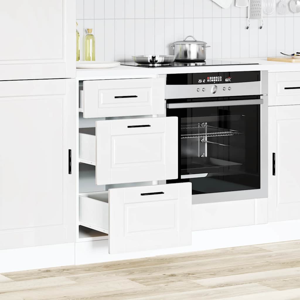 Küchenunterschrank Porto Weiß Holzwerkstoff