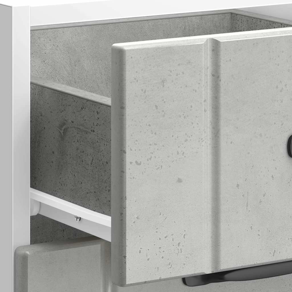 Küchen-Unterschrank Lucca Betongrau Holzwerkstoff