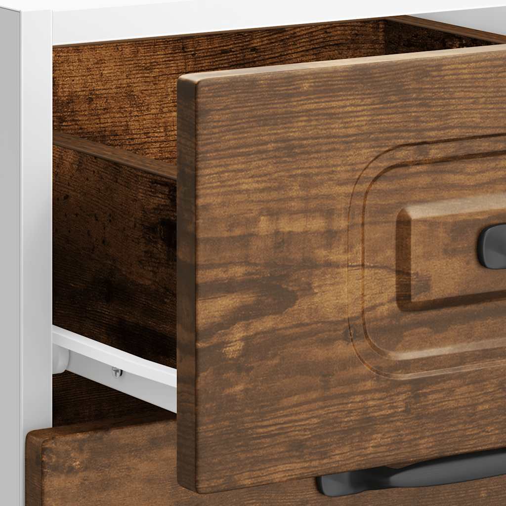 Küchenunterschrank Kalmar Räuchereiche Holzwerkstoff