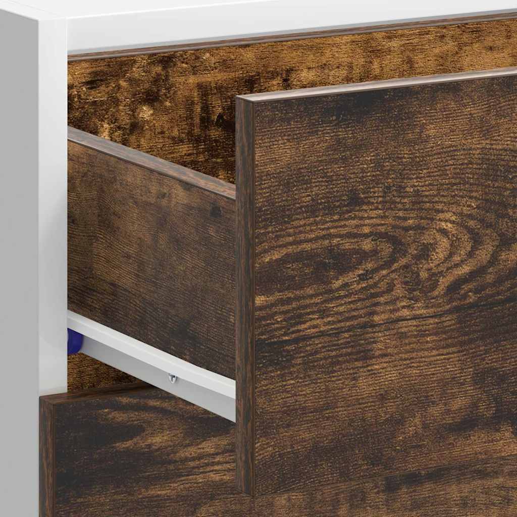 Küchenunterschrank Lyon Räuchereiche Holzwerkstoff