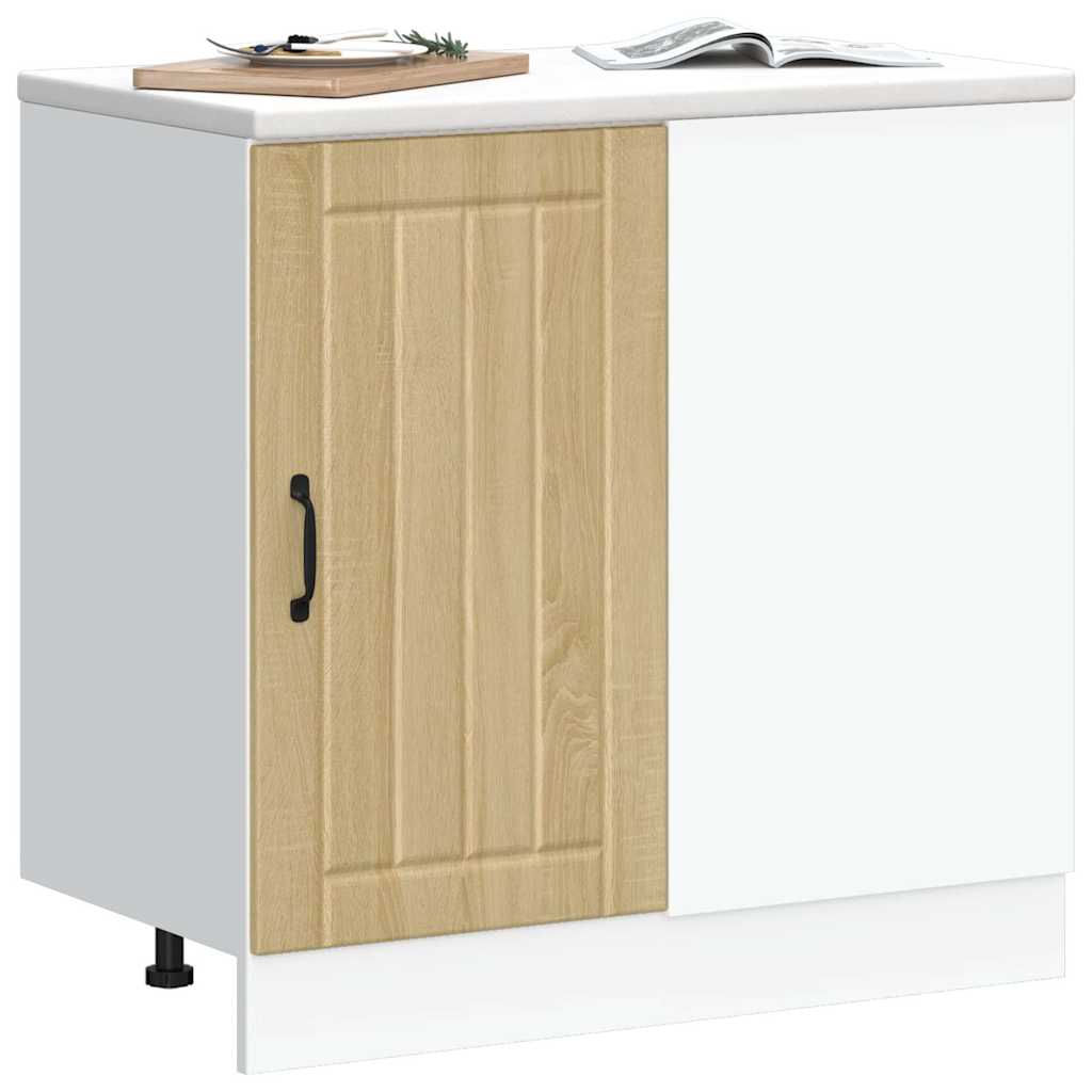 Küchenunterschrank Lucca Sonoma-Eiche Holzwerkstoff