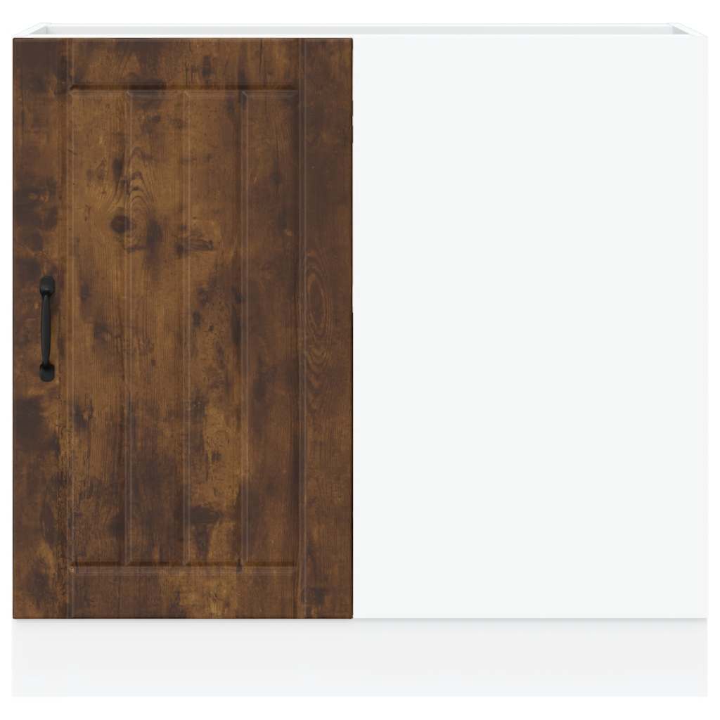 Küchenunterschrank Lucca Räuchereiche Holzwerkstoff