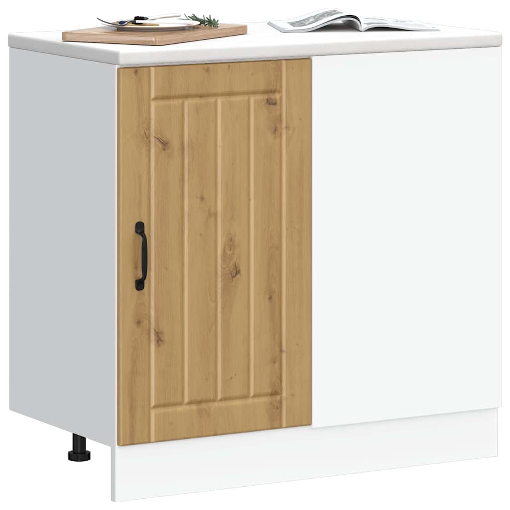 Küchenunterschrank Lucca Artisan-Eiche Holzwerkstoff