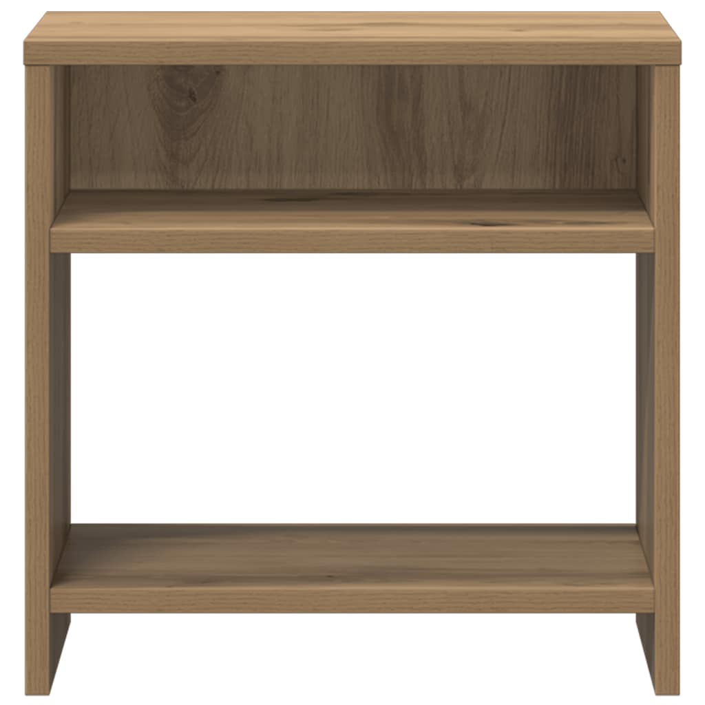 Nachttische 2 Stk. Artisan-Eiche 40x30x40 cm Holzwerkstoff