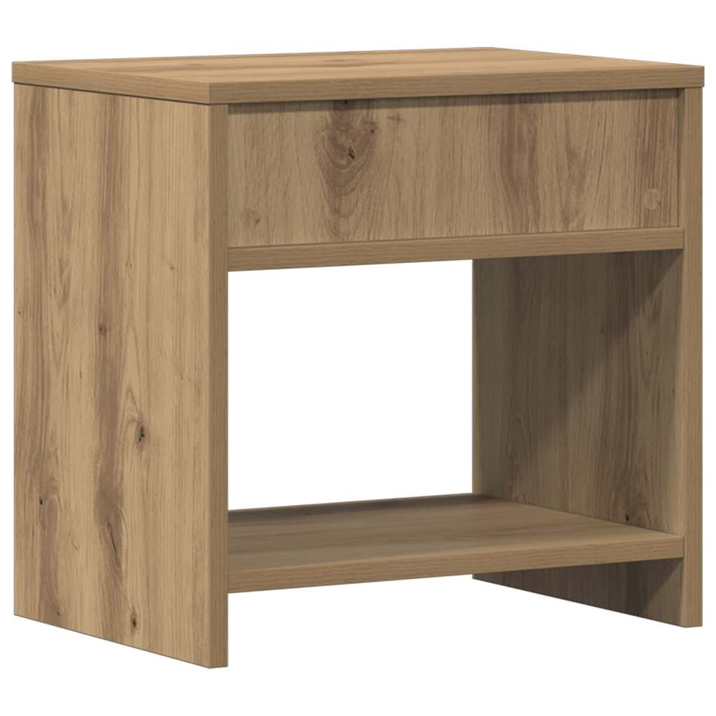 Nachttische 2 Stk. Artisan-Eiche 40x30x40 cm Holzwerkstoff