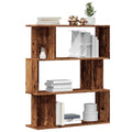 Bücherregal Altholz-Optik 80x24x96 cm Holzwerkstoff