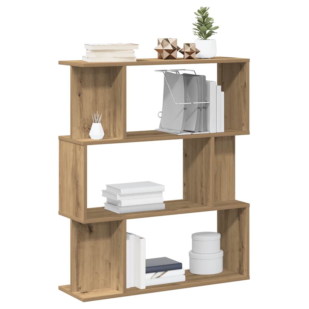 Bücherregal Artisan-Eiche 80x24x96 cm Holzwerkstoff