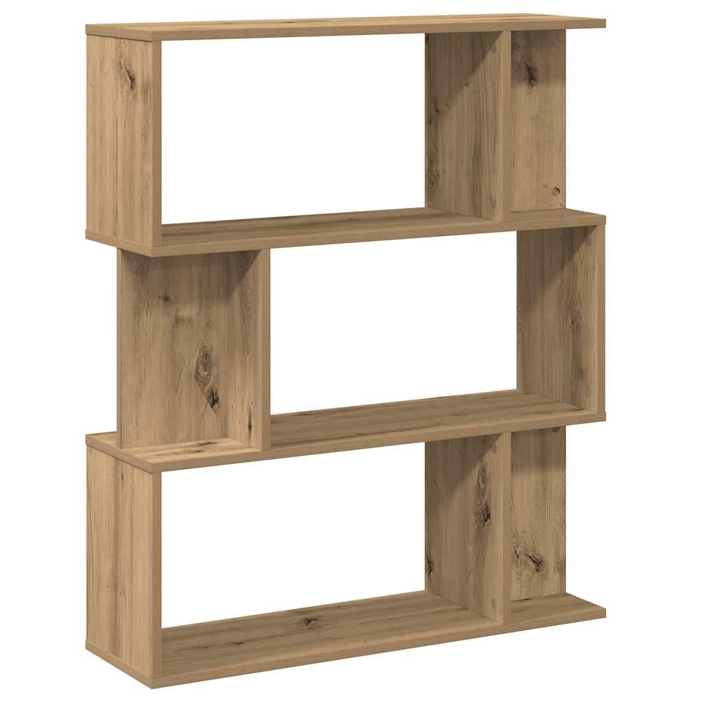 Bücherregal Artisan-Eiche 80x24x96 cm Holzwerkstoff