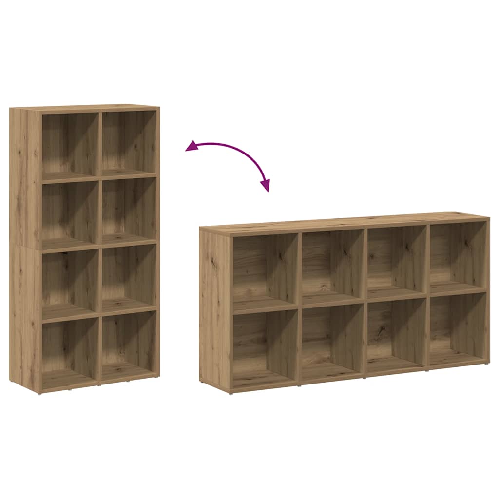Bücherregal Artisan-Eiche 66x30x130 cm Holzwerkstoff
