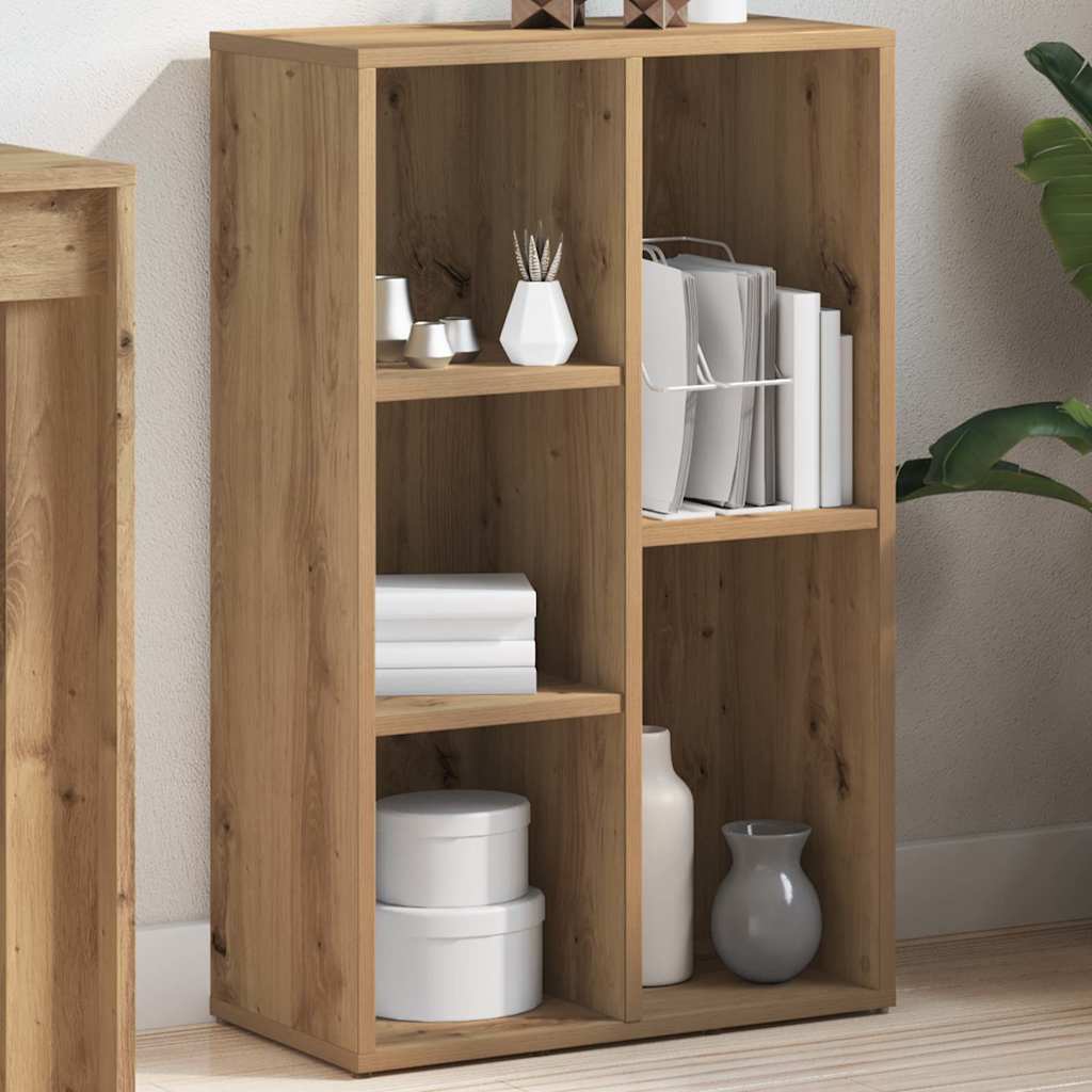 Bücherregal Artisan-Eiche 50x25x80 cm Holzwerkstoff