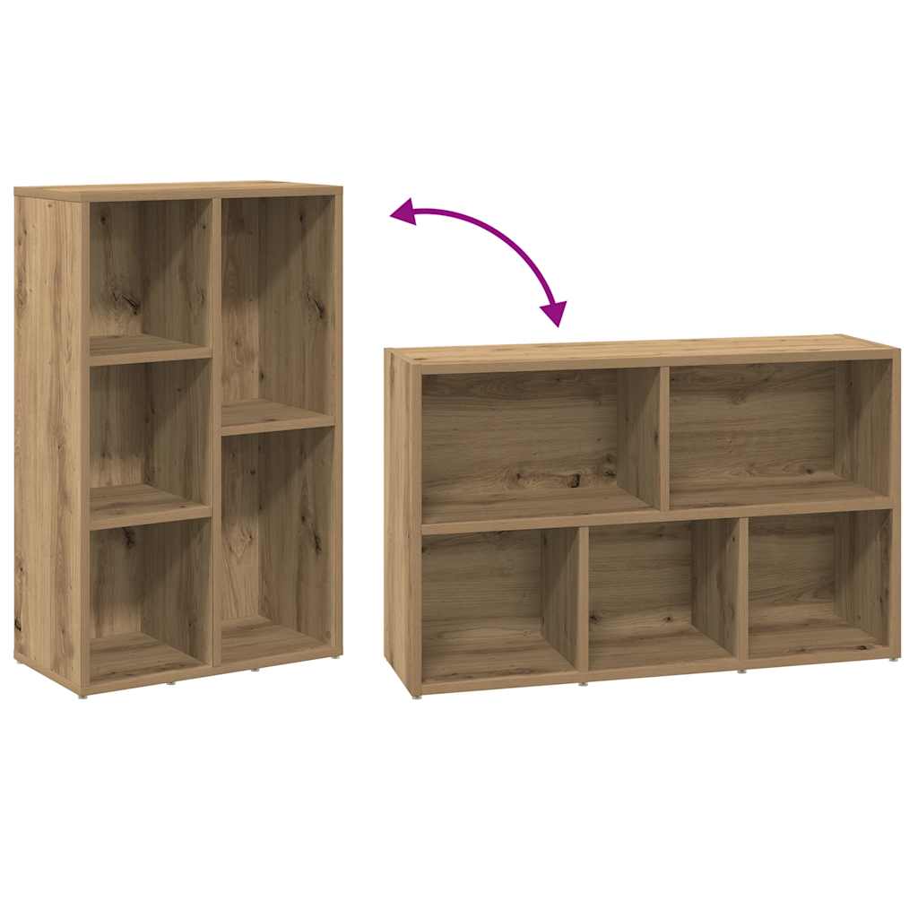 Bücherregal Artisan-Eiche 50x25x80 cm Holzwerkstoff