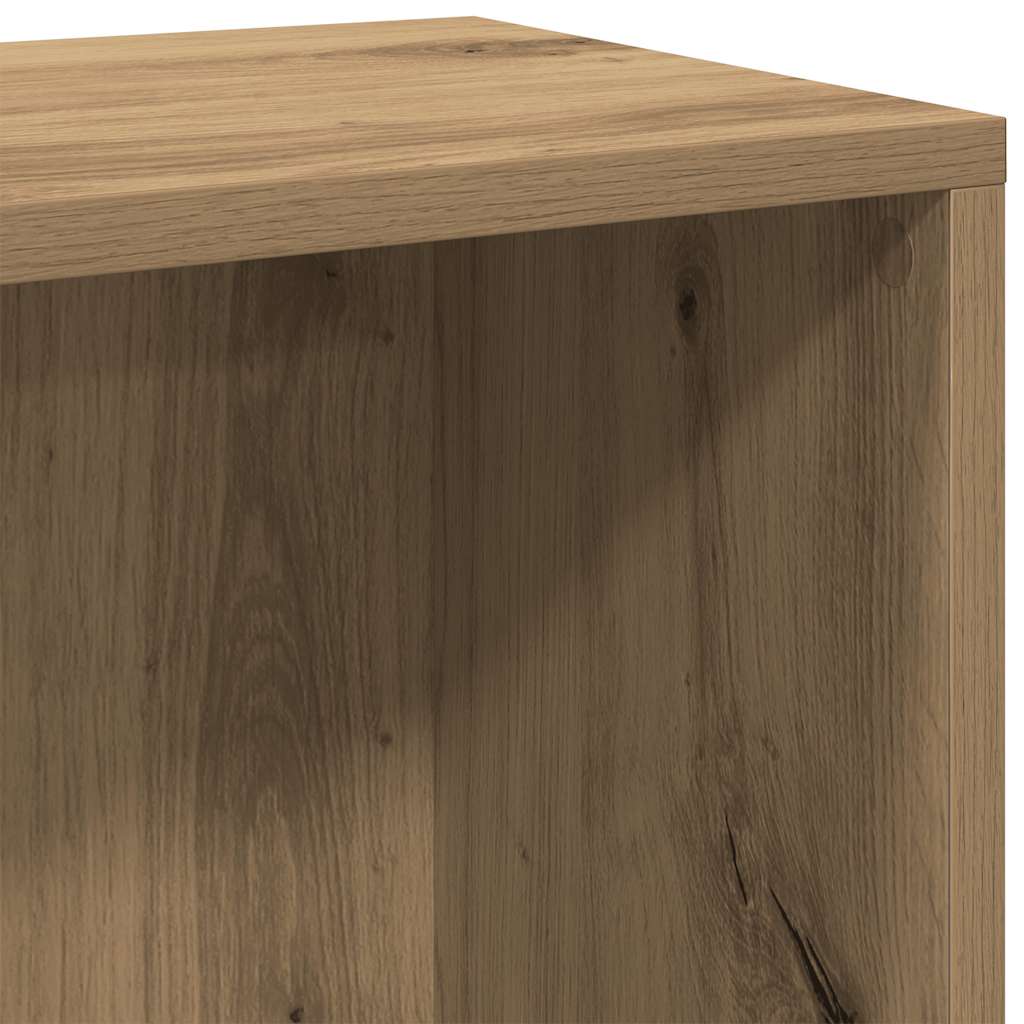 Bücherregal Artisan-Eiche 50x25x80 cm Holzwerkstoff