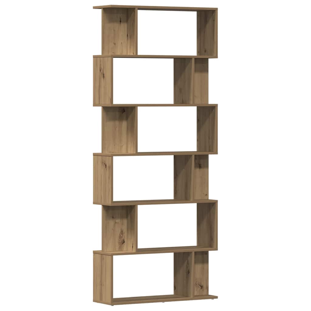 Bücherregal Artisan-Eiche 80x24x192 cm Holzwerkstoff