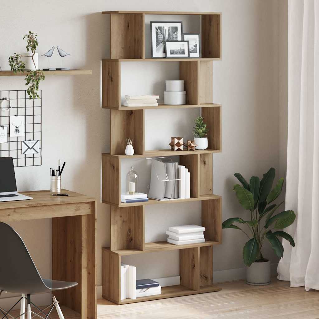 Bücherregal Artisan-Eiche 80x24x192 cm Holzwerkstoff